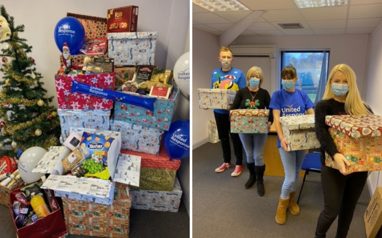 Local service donate Cornwall Christmas Boxes - United Response