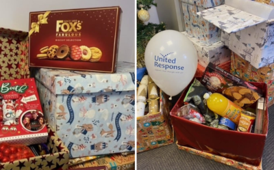 Local service donate Cornwall Christmas Boxes - United Response