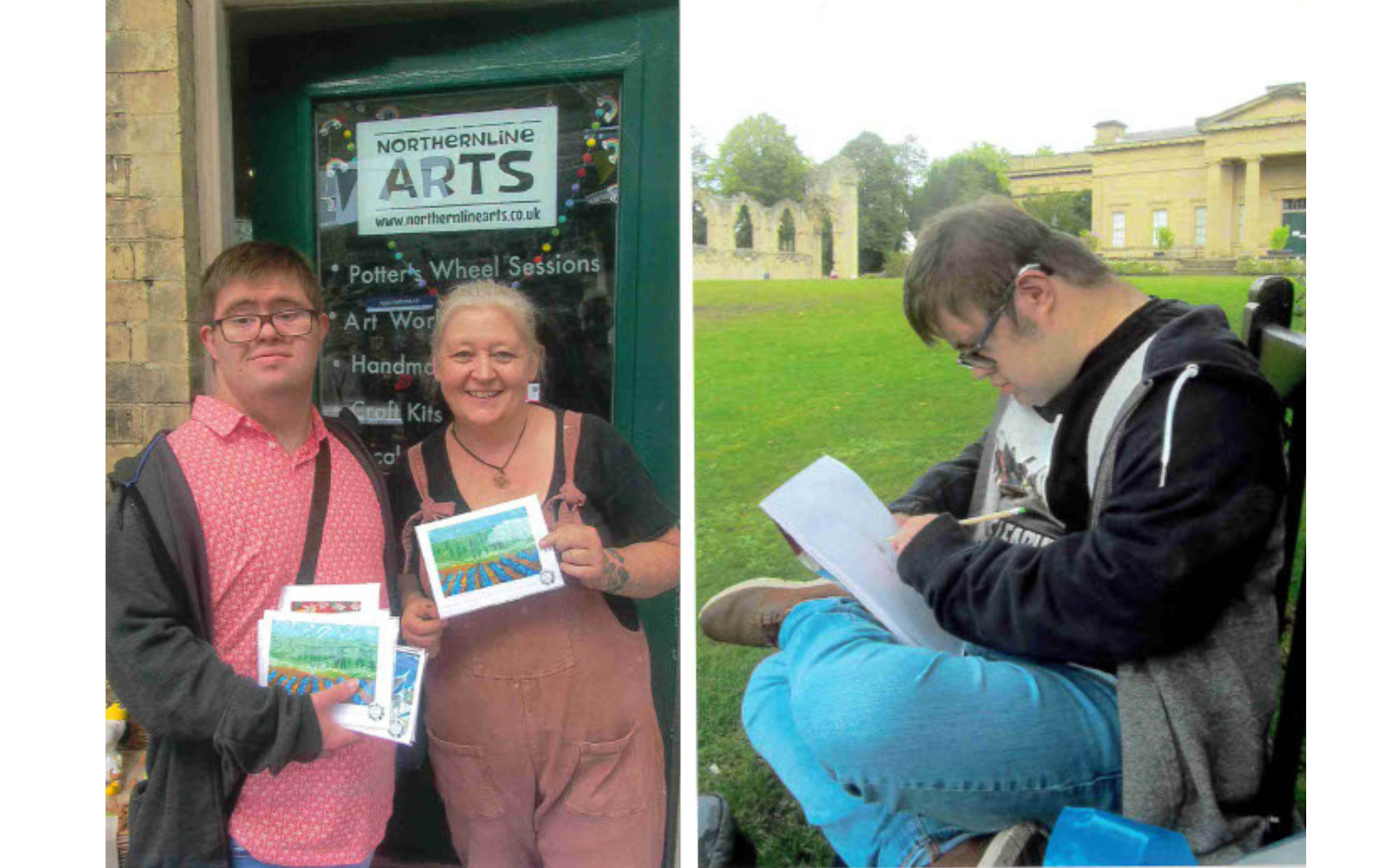 Talented artist Cameron turns his VanGogh inspired art into cards and