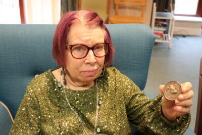 Photo of Pam’s life story interview