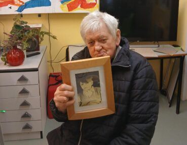 Photo of Ivor’s life story interview