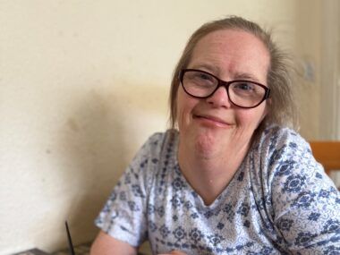 Photo of Lisa’s life story interview